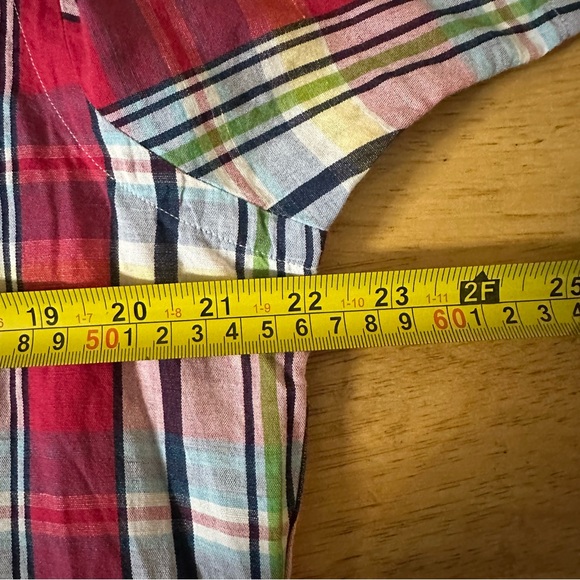 Polo Ralph Lauren Men’s Classic Short Sleeve Shirt Madras Plaid Button Down M - Picture 11 of 12
